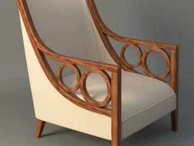 Maclean Arm Chair 3D model