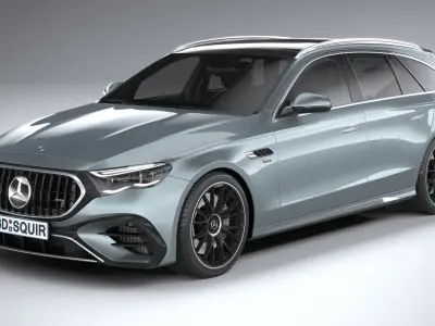 Mercedes-Benz E53 AMG Hybrid Estate 2025 3D model