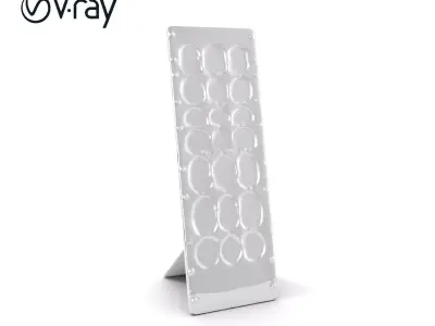 Modern Metal Display Stand Model Pack Low-poly 3D model