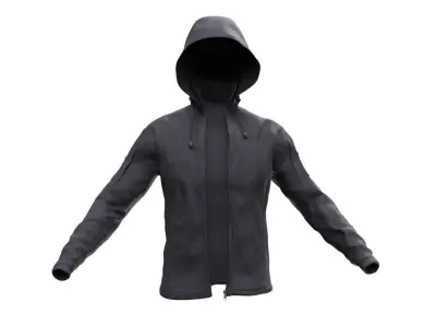 Jacket 55 - All MH Bodies - UE5 Skeletons - Rigged Low-poly 3D model