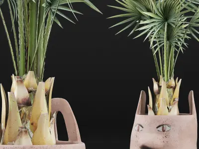 Plants Collection 143 Sabal Minor 3D model