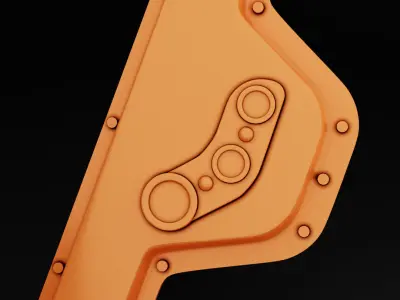 WWII German Tank Car Jack  3D print model