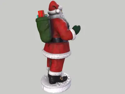 Santa Claus Low-poly 3D model