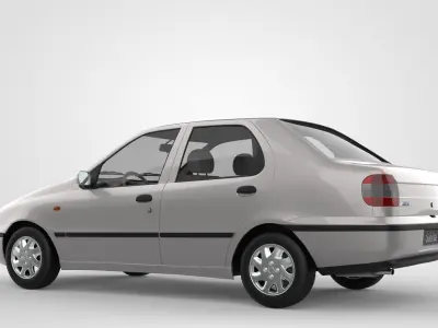 Fiat Siena 1996 - 2002 3D model