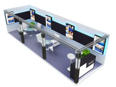 Booth Exhibition Stand a399c  3D model