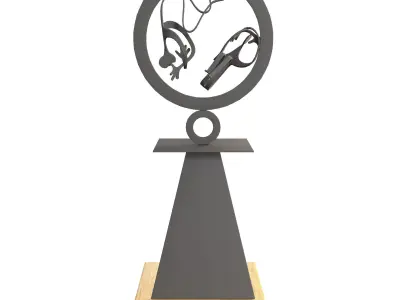 Sculpture circle of life 3D model