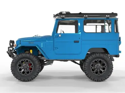 Toyota FJ40 Cruiser 1978 4x4 Accessories 3D model