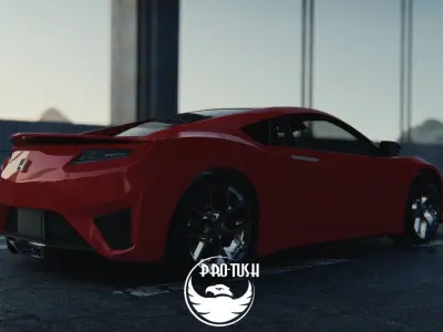  Honda NSX 2017 3D model