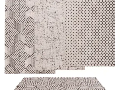 Rugs No 619 Low-poly 3D model