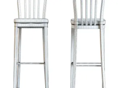 Crate and Barrel - Delta Bar Stool 3D model