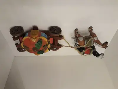 pumpkin cart Low-poly 3D model