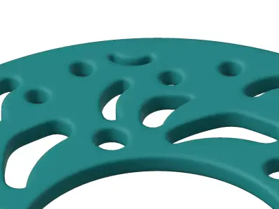 Plastic Bike Brake Disc Toy 3D model