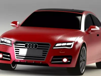 Audi RS7 2015 3D model