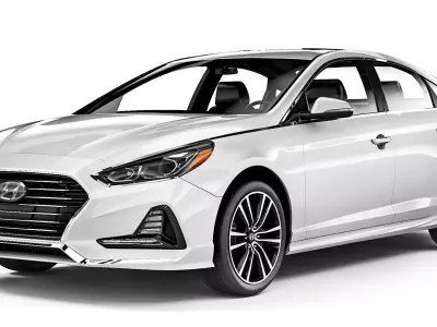Hyundai Sonata 2018 3D model