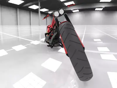 American Chopper 3D print model