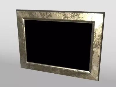 Small Metal Frame Low-poly 3D model
