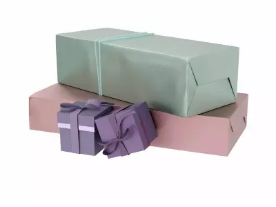 Gift box 03 3D model