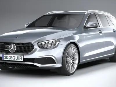 Mercedes-Benz E-Class Estate basic 2021 3D model
