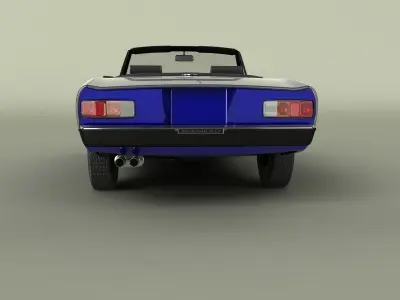 Jensen-Healey sports car 3D model