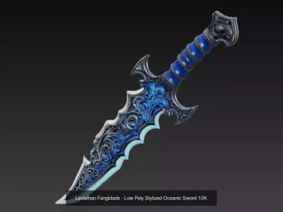 Dark Ocean Weapon Collection - Low Poly Fantasy Weapon Pack