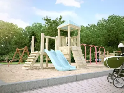 Children Playground Collection 3D model