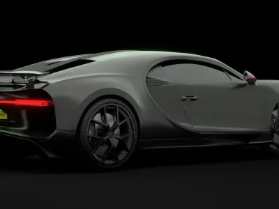 Bugatti Chiron Sport 2021 Matte  3D model
