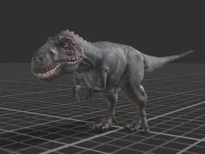 Tyrannosaurus  Low-poly 3D model