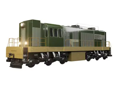 Train Locomotive 3D model