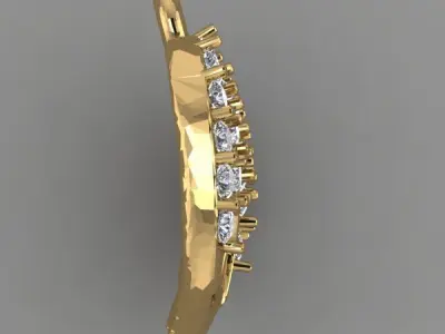 pendant wings 3D print model