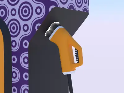 EV charger XXXI PBR 3D model