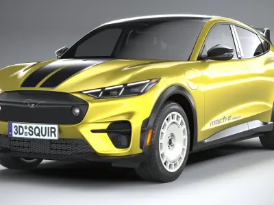 Mustang Mach-E Rally 2024 3D model