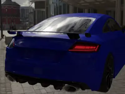 audi tt model  3D model