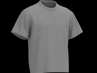 Male tshirt 3D model
