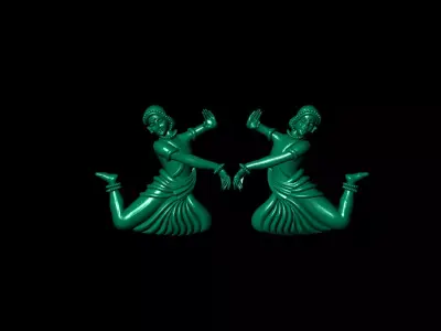 Indian Classical Dancing 3D print model