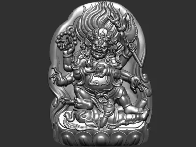 Tibetan Buddha 2 3D print model