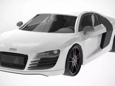Audi R8 V10 2013 3D model