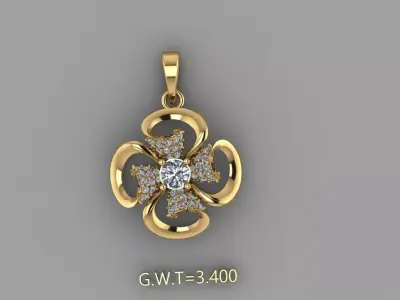 FASHION  PENDANT 3D model shop