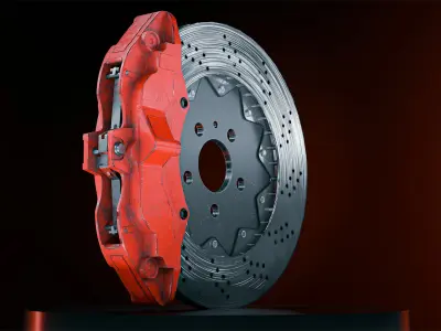 Disc brake Caliper 3D model
