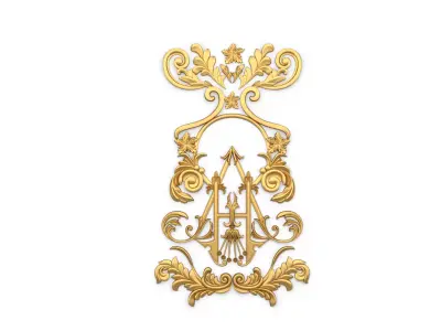 Classic decor ornament 46 3D print model
