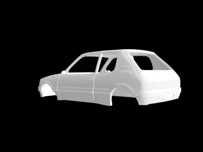 Peugeot 205 GTI 3D print model buy