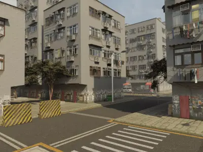 Large Urban City 3D model