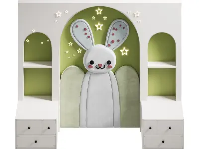 Kids wall panell 7 3D model