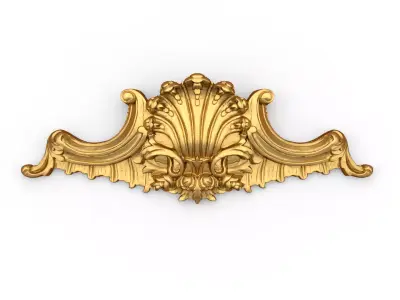 Classic carved decor ornament 510 3D print model