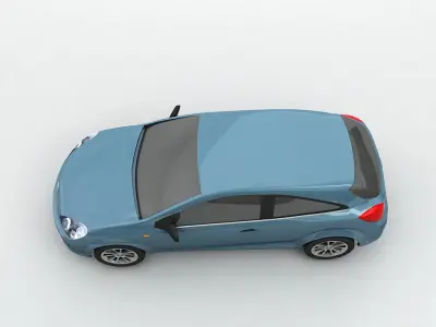  2007 Vauxhall Astra Hatchback 3D model