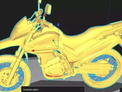 Moto SCRAMBLER HAOJUE 3D print model