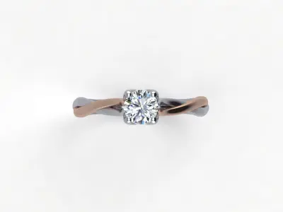 BATCH ELEGANT FEMALE COCKTAIL AND ENGEGAMENT RINGS  3D print model