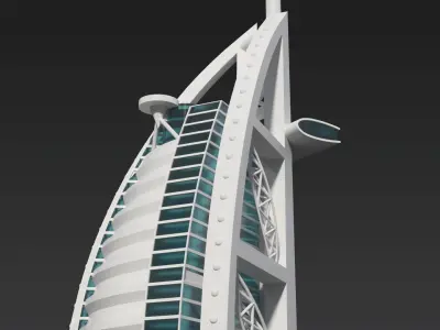 Burj Al Arab 3D model