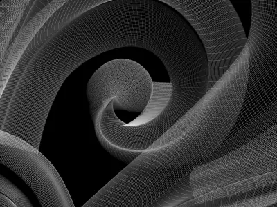 Wall decor flowers with leaves for milling CNC machines 3D print model