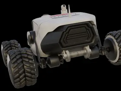 Mars Rover car 3D model