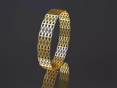 Parametric Ring Design Grasshopper Rhino Files Download 3D model